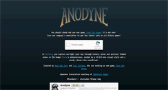 Desktop Screenshot of anodynegame.com